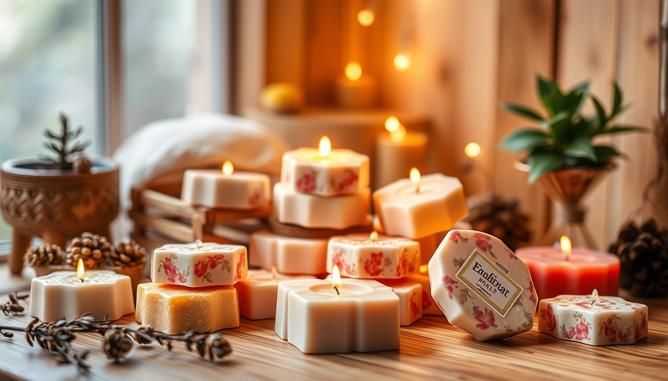 whole melts disposable in various scents displayed on a wooden surface